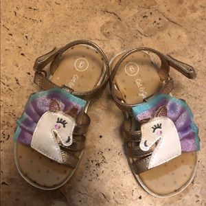 Cat and jack unicorn sandals